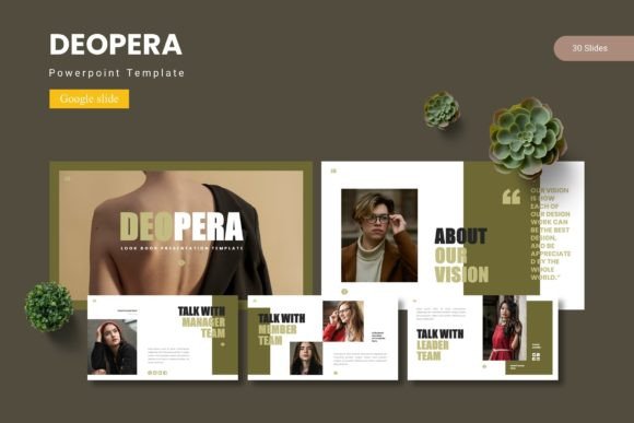 Deopera: Crafting Visual Stories with a Polished Google Slides Template