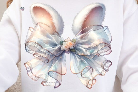 Designing a Whimsical Spring Celebration: The Easter Wedding Bow PNG Bunny Ears