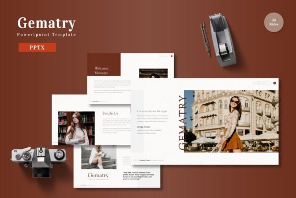 Gematry - Powerpoint Template: A Designer's Toolkit for Visual Storytelling