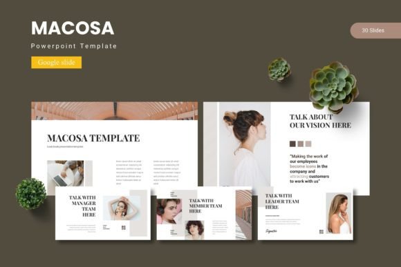 Macosa: Crafting Cohesive Visual Stories with a Premium Template