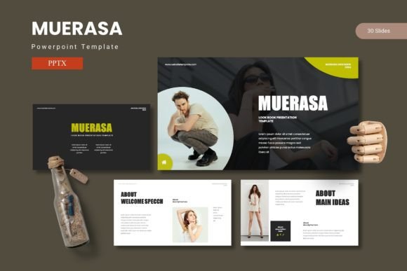 Muerasa: A Presentation Template for Confident Visual Storytelling