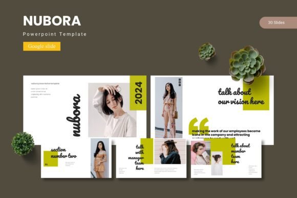 Nubora: Crafting Cohesive Visual Stories with a Google Slide Template