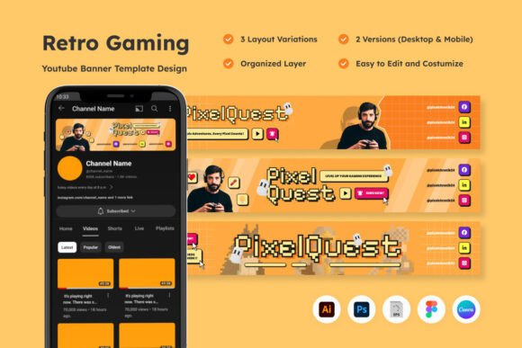 Retro Gaming Banners: Capture the Nostalgic Vibe