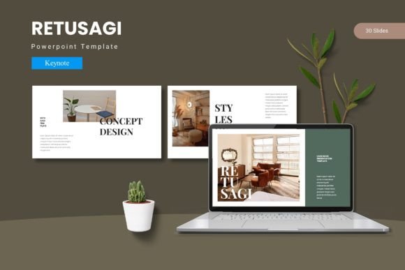 Retusagi: Your Next Keynote Template for Polished Presentations
