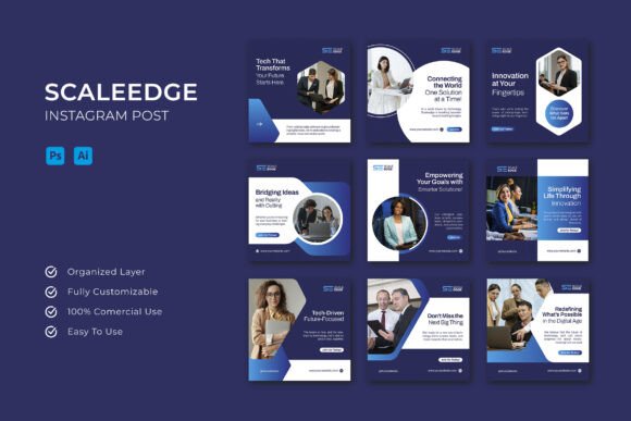 Scaleedge - Instagram Post: A Design Template for Visual Impact