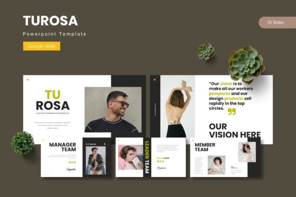 Turosa: Crafting Cohesive Presentations with a Versatile Google Slide Template