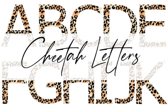 Wildly Creative: The Cheetah Alphabet Sublimation Letters Collection