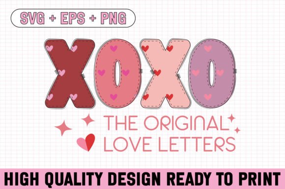 XOXO The Original Love Letters: A Design Asset for Heartfelt Projects